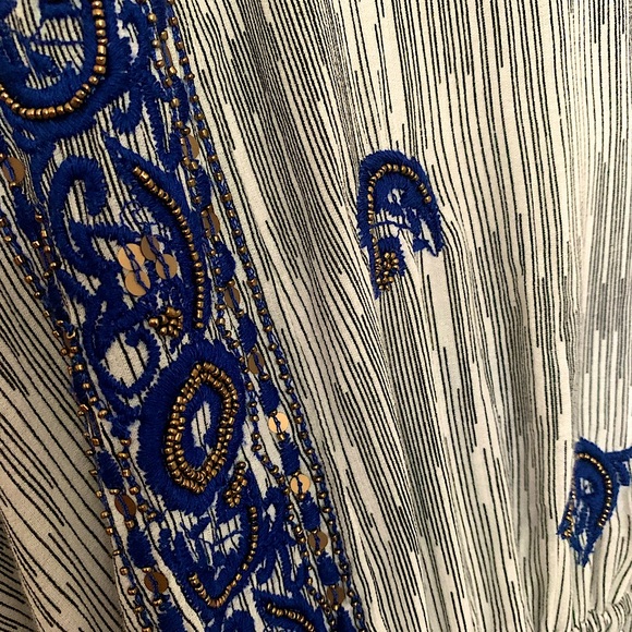 Anthropologie Floreat Embroidered Top or Cover Up - Picture 4 of 6